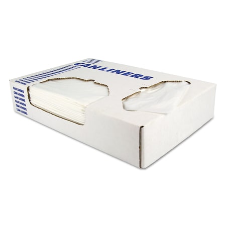 Accufit 23 gal Trash Bags, 28 in x 45 in, Premium, 0.9 mil, Clear, 200 PK H5645TC R01